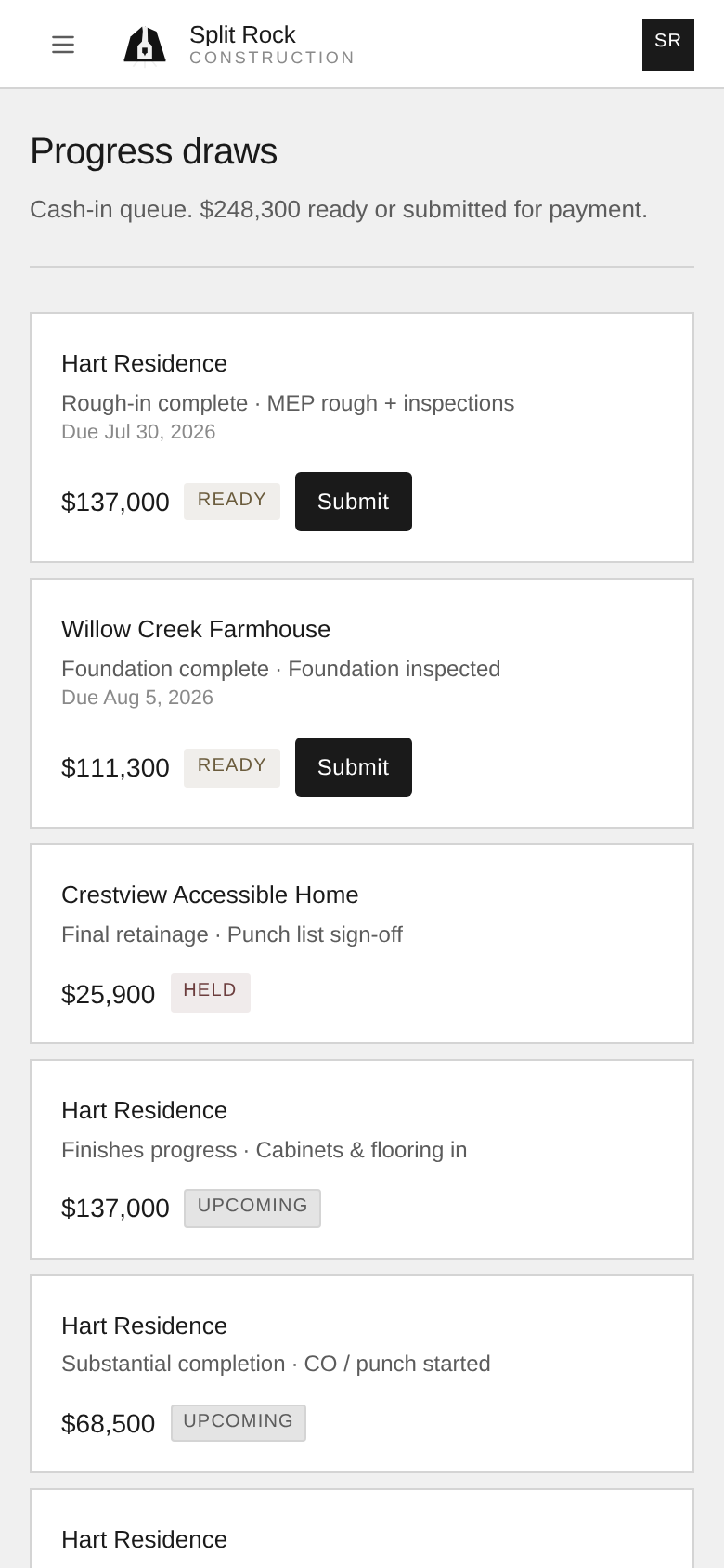 Anonymized documents and draws screen preview
